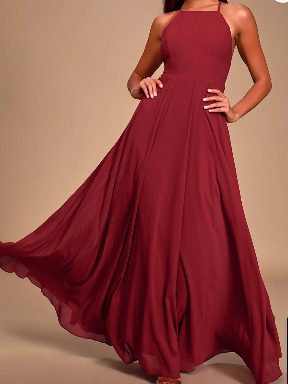 Lulu’s Burgundy Maxi Dress